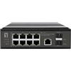 LevelOne IGP-1091, gestito, L3, Ethernet 2,5 G (100/1000/2500), Power over Ethernet (PoE), montaggio su scrivania/a parete, montaggio a parete