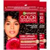 Garnier Color Sensation Color Retouch Tinta Capelli Castano Scuro, 2 Tinte