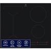 Electrolux EIV63443CT Piano Cottura a Induzione 60 cm Hob2Hood Slider Touch