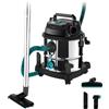 Cecotec Aspiratore solidi e liquidi da 20 L Conga Rockstar Wet & Dry Steel Neo. 1400 W, 22 kPa, Aspirazione e funzione soffiante, Struttura metallica, 4 accessori, Ruote, Raggio d'azione 5m