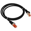 A-LAN Cavo di rete A-lan Alantec patch F/UTP cat.6 PVC 1.0m Nero [KKS6CZA1.0]