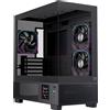 Case Einarex Prisma SM501D RGB Micro-Tower ATX Nero [EXCS-SM-51DR-B]