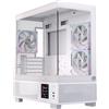 Case Einarex Prisma SM501D RGB Midi-Tower ATX Bianco [EXCS-SM-51DR-W]