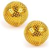 Layhou 2PCS Sfera di massaggio con aghi-Agopressione,Layhou Massaggiatore attivo Strumento di massaggio duro appuntito per mano e piede, diametro 32mm 47 mm 56mm