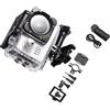 Eacam Action Camera Mini DV Videocamera Videocamera 1080P Schermo da 2,0 Pollici Staffa Subacquea da 30 M Ricarica USB con Kit DV per Ciclismo (Argento)
