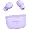 Mobestech 1 Set Auricolare Senza Fili Cuffie Senza Fili Cuffie Senza Fili Auricolari Per Bassi Profondi Con Controllo Touch Auricolari Rumorosi Binaurale Addominali Viola Microfono