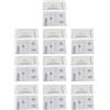 CHEOTIME 10Set Miele Aspirapolvere, Sostituzione Filtro Aspirapolvere Fibra, Filtro Aria Pulita Bianco Accessori Filtro Aspirapolvere Per Miele Serie FJM GN