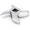 SALALIS Lama per Tritacarne coltello tritacarne 10 Tritacarne in Acciaio Inossidabile coltello tritacarne 10 Solido e Resistente lama per tritacarne 12 Facile Części zamienne do robotów kuchennych