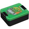 Room Copenhagen LEGO Lunch Box - Design iconico, durevole e divertente per bambini, verde e nero, lavabile in lavastoviglia, perfetto per meal-prep, snack e viaggi