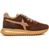 W6YZ - JUST SAY WIZZ W6YZ Yak W Sneakers Donna in Suede e Nylon Teddy Brown Sand