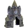 Rosewood Temple Gate Angkor Wat - Ornamento per Acquario, Colore: Verde Scuro