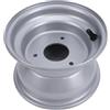 Srliya 16x8-7 Cerchio ATV 3 Fori per Bulloni Sostituzione Cerchione da 7 Pollici per Kazuma Quad ATV Go Kart UTV 125ml 150ml Pneumatici Fuoristrada (Argento)
