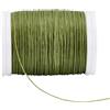 PH PandaHall 120m Filo di Poliestere Cerato 0.5mm Cordino Cerato Verde, Cordoncino in Poliestere Filo Intrecciato per Creazione di Gioielli Bracciali Collane Cucito Lavori Artigianali Fai Da Te