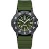 Luminox Orologio analogico al quarzo svizzero da uomo con cinturino in plastica XS.3013.EVO.S, verde, cinghia