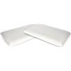 Talamo Italia - Set di 4 Cuscini per letto, 100% Made in Italy, Guanciale ergonomico a saponetta in Memory Foam forato, Anallergico e Traspirante, 70x39xh10 cm