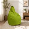 Talamo Italia Pouf Abdog, Poltrona Multiuso, Poltroncina Sacco, Pouf poggiapiedi, Made in Italy, 90x90 h120 cm, Giallo