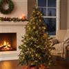 Dmora Albero di Natale 180 cm Plaine, Pino Artificiale, Albero Effetto Reale, Alberello Natalizio, Made in Italy, 130x130 h180 cm, Verde