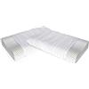 Talamo Italia - Set di 4 Cuscini per letto, 100% Made in Italy, Guanciale sfoderabile Ortocervicale in Memory Foam forato, Anallergico e Traspirante,70x41xh11,5 cm