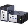 GMKtec K16 Mini PC Gaming Computer Desktop con AMD Ryzen 7 7735HS (8C/12T fino a 4,75 GHz), 32 GB LPDDR5 6400MT/s RAM + SSD da 512 GB, Dual NIC LAN 2.5GbE, Oculink, USB4, HDMI, USB-C