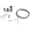 SOGI Kit di sospensione SOGI LAM-KIT - per montaggio sospeso lampade e pannelli LED - cavo 2 metri - 1 pezzo