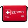 FLEXEO Set di pronto soccorso Essential, borsa compatta e leggera per attività all'aperto, bicicletta, escursioni e viaggi, piccola borsa per medicazioni in viaggio e bambini, mini cassetta per