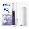 Oral-B iO 8S Violet Spazzolino Elettrico, 2 Testine, 1 Custodia da Viaggio, Progettato da Braun