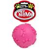 PET NOVA DOG LIFE STYLE Pallina da 6 cm con suono, rosa, sapore di menta