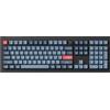Keychron V6 Max Tastiera meccanica Wirless personalizzata Fullsize, 2,4 GHz/Bluetooth/cablata con retroilluminazione RGB a 3 modalità QMK/VIA, macro programmabile, tasti in PBT con interruttore rosso