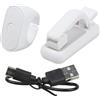 Linhexis Clicker per pagina con telecomando per Kindle, eBook wireless portatile per turner con portata di 10 m, dispositivo di lettura a mani libere, tocco in silicone ABS, ricaricabile di tipo C