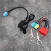 Jectse Adattatore Audio Bluetooth con Altoparlante, Adattatore AUX per Autoradio per A2 A3 8L 8P B5 B6 B7, Connettore Autoradio Wireless per Streaming Musicale