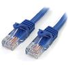 StarTech Cavo Ethernet Cat5e Antigroviglio 3m, Poe, Blu (45PAT3MBL)