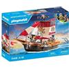 PLAYMOBIL 71318 Barca a remi pirata - Pirati - Con due personaggi, due cannoni -