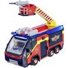 SIMBA Sam il pompiere - Camion dei pompieri - Giove - 2 figurine - Suoni e luci - Dive