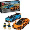 LEGO Speed Champions 77238 Lamborghini Revuelto e Huracán STO - Auto giocattolo
