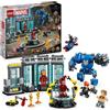 LEGO Marvel 76315 Laboratorio di Iron Man: Sala delle Armature - Giocattolo per