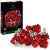 LEGO 10328 Icons Il Bouquet di Rose, Fiori Artificiali da Decorare, Regalo di Sa