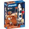 PLAYMOBIL Space ESA Mars Research Rocket Modulaire raket met lanceerplatform e