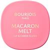 Bourjois | Macaron Melt Lip & Cheek Flush | 1 Macarose | Blush | Texture elastica in polvere in crema | Velluto | Formula leggera | Specchio incorporato | 8 g
