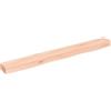 Qnhdfrt Mensola a Parete 100x10x6 cm in Legno Massello di Rovere Grezzo