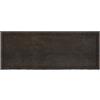 Qnhdfrt Ripiano in Legno Massello di Rovere Marrone Scuro 160x60 cm | Top rustico ideale come piano per scrivania nello studio o piano lavabo in bagno, con portata di 38.4 kg.