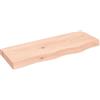 Qnhdfrt Ripiano in Legno Massello di Rovere Non Trattato 80x30 cm