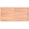 Qnhdfrt Ripiano Rovere Massello 120x60 cm Mensola Legno con Bordi Vivi