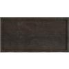 Qnhdfrt Ripiano in Legno Massello di Rovere Scuro, 120x60 cm | Piano d'appoggio rustico con bordi vivi per soggiorno e studio, ideale come scrivania o mensola salvaspazio.