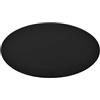 Qnhdfrt Piano Tavolo Rotondo Vetro Temperato Nero 80 cm Spessore 10 mm | Lastra protettiva spessa per rinnovare tavolini da giardino, pranzo o soggiorno con stile moderno e pulizia rapida.