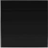 Qnhdfrt Piano Tavolo Vetro Temperato Quadrato Nero 70x70 cm Spessore 6mm