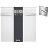 Laica Bilancia Pesapersone Body Composition, Bianco/Grigio, 180 kg