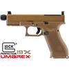 UMAREX GLOCK G19X MOS CO2 SCARRELLANTE CON LOGHI ORIGINALI