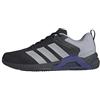adidas Uomo Dropset Control Training Shoes, Core Black/Halo Silver/Pure Purple, 46 EU