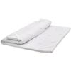 Talamo Italia - Topper piazza e mezza Pegaso, Sovra materasso per migliorare la postura, Topper Memory Foam, Topper anallergico e traspirante, 100% Made in Italy, 120x190h5 cm