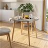 Milani Home THOMAS - tavolo da pranzo scandinavo rotondo Ø 80